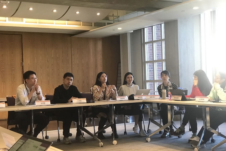 Students interacting with each other, Sep. 24th, 2018